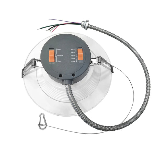 6 Inch Wattage & CCT Selectable LED Commercial Downlight | 6C-12/17/22W-XXK - primeledlight