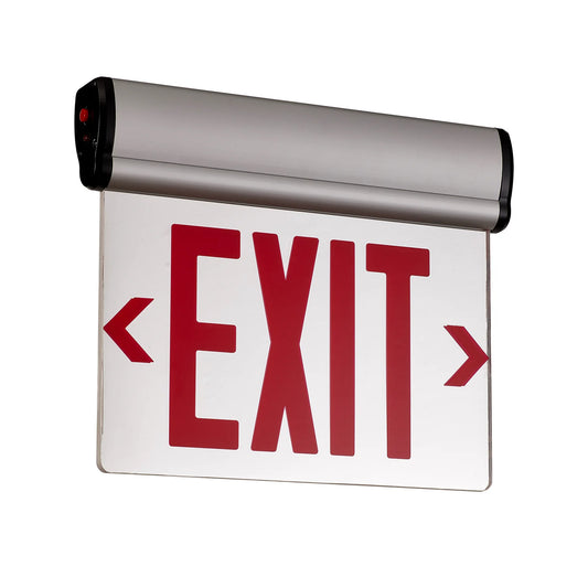 Edge-Lit Red Exit Sign Light | LS-GL037R - primeledlight