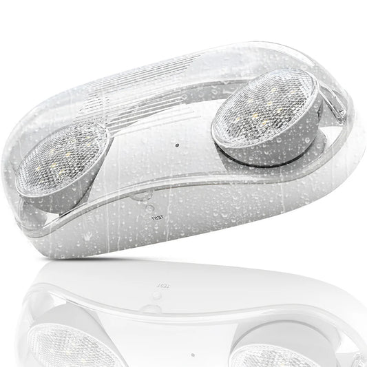 Water Proof LED Emergency Light With Adjustable Dural Heads | LS-WEML012 - primeledlight
