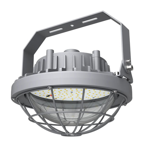 80W Round Explosion-proof Low Bay Light Class 1 Division 2 CCT 5000K | CEB-80W-120V-50K (FREE Shipping) - primeledlight