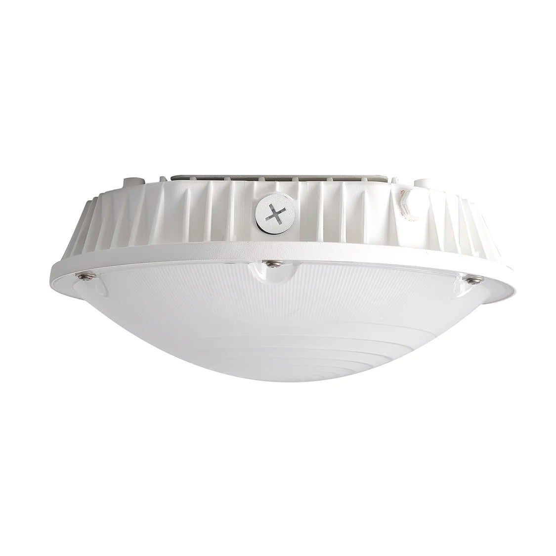 30/40/60W Wattage Selectable LED Round Canopy Light CCT 5000K AC 120-277V | 3NCP-30/40/60W-50K - primeledlight