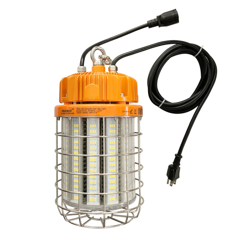100/150W Led Temporary Work Light Fixture Aluminum frame 18000LM 5000K - Jobsite Construction Site- 5 years Warranty - primeledlight