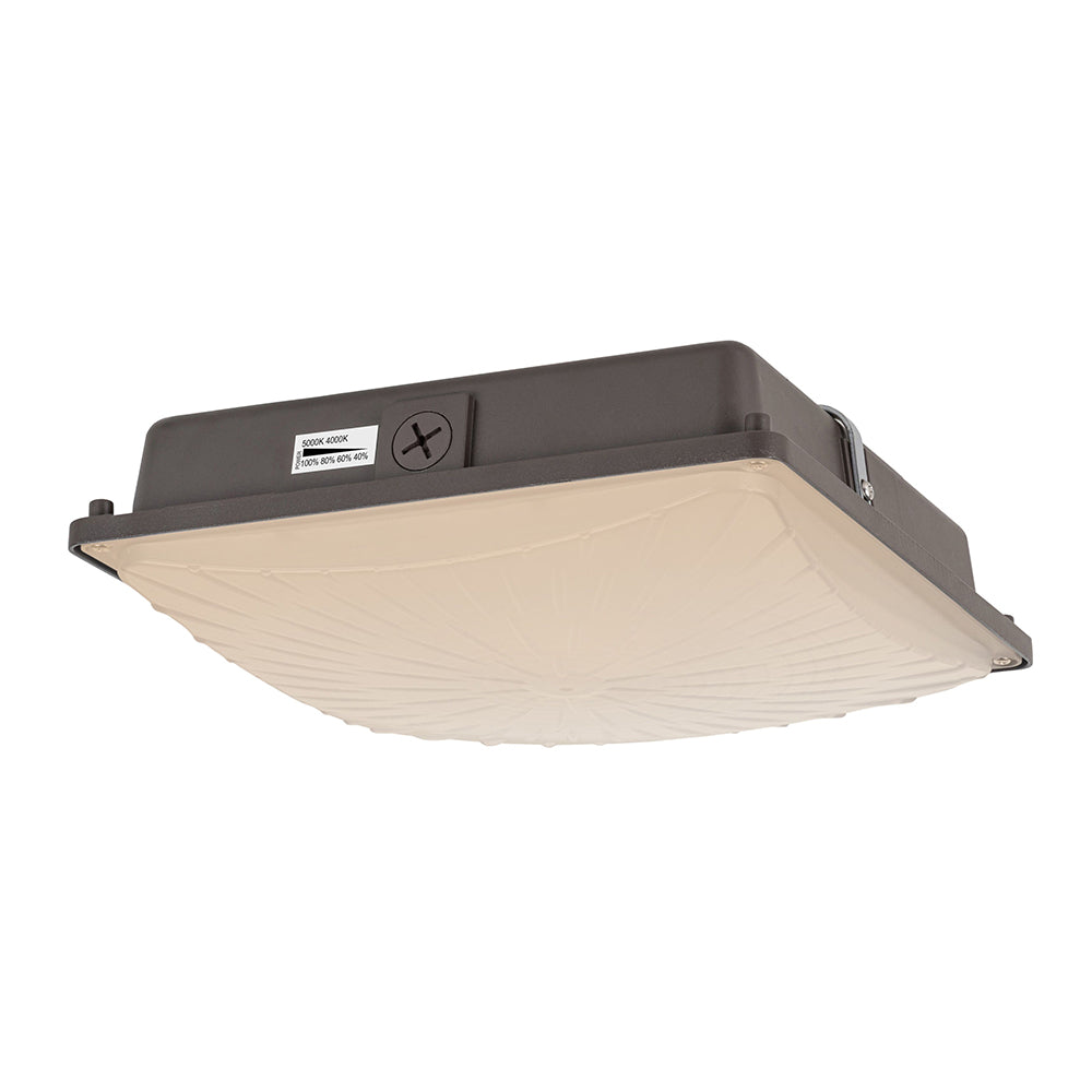 Selectable LED Slim Canopy Light AC120-277V WSD-CP26395265W27-45K-D