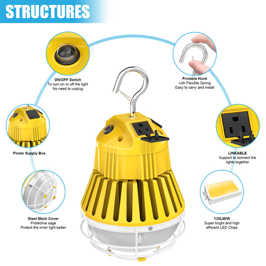 LED Linkable Temporary Work Light - primeledlight