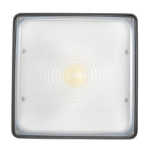 3 Wattage & 3 CCT Selectable Square Canopy Light-Wattage 30/45/70W-CCT 3000K/4000K/5000K | 4NCP-30/45/70W-XXK