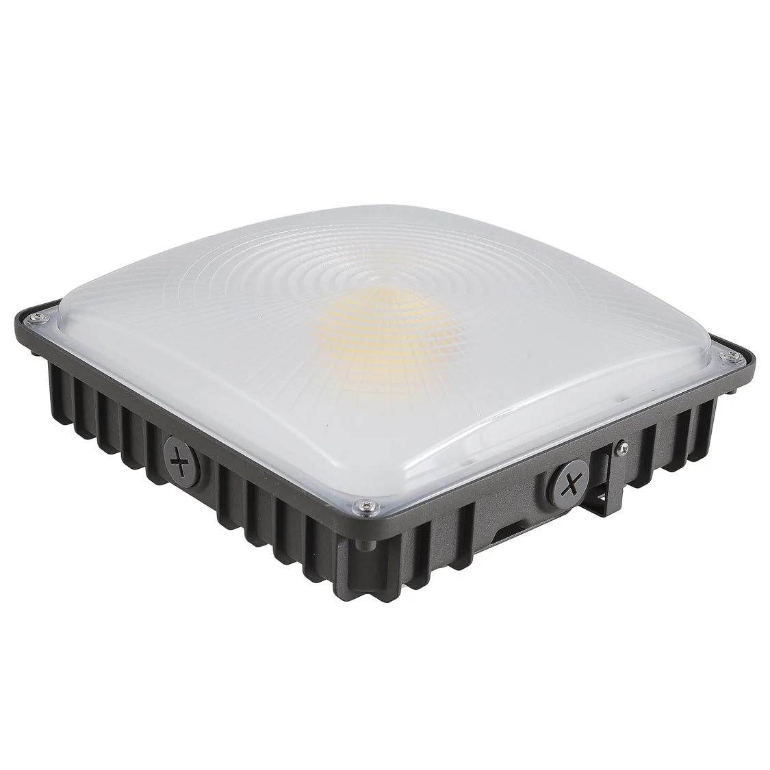 3 Wattage & 3 CCT Selectable Square Canopy Light-Wattage 30/45/70W-CCT 3000K/4000K/5000K | 4NCP-30/45/70W-XXK