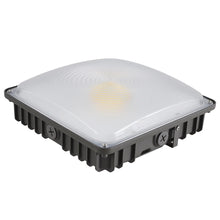 3 Wattage & 3 CCT Selectable Square Canopy Light-Wattage 30/45/70W-CCT 3000K/4000K/5000K | 4NCP-30/45/70W-XXK