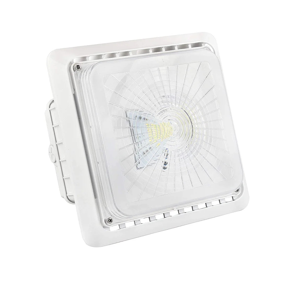 30/40/55W Square LED Canopy Light AC 120~277V CCT 30/40/50K | CPN-30/40/55W-XXK-V4