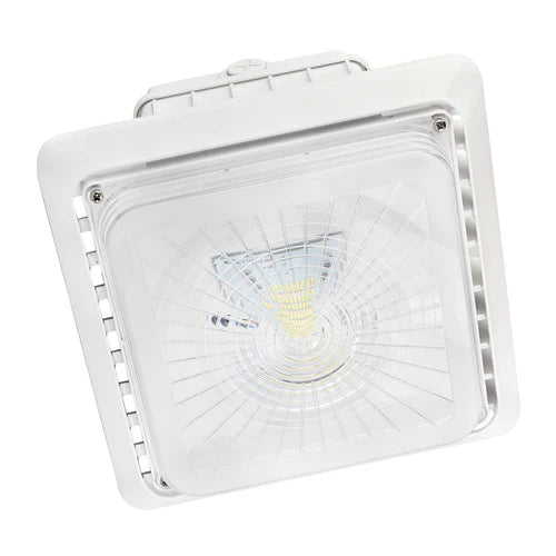 55W Square LED Canopy Light AC 120~277V CCT 5000K | CPN-55W-120V-50K-V4 - primeledlight