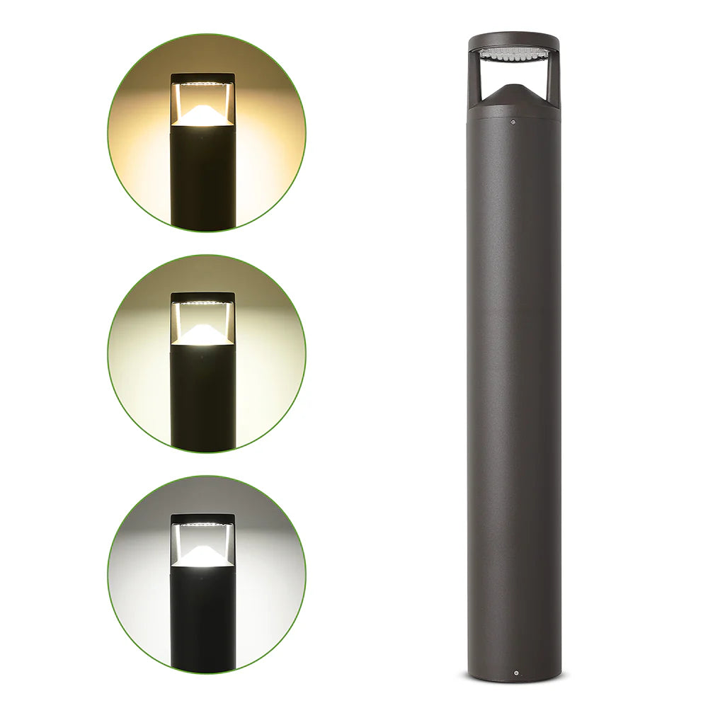 24W Led Bollard Light AC 120~277V 3CCT Selectable| LSBO24W-3CCT - primeledlight