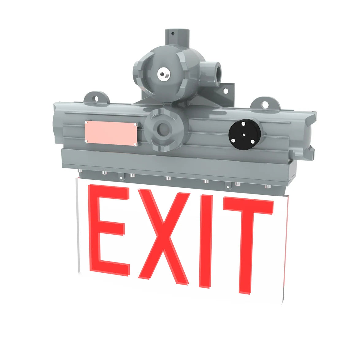 5W Explosion-Proof Emergency Exit Sign Light – Class I Division 1-Red Sign-UL Certified | LSEX-5WJNRD180