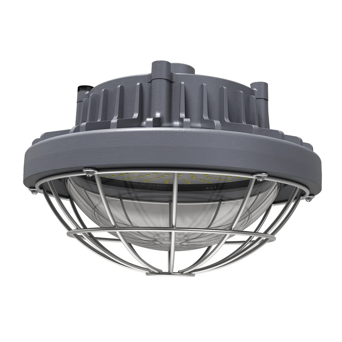 80W Round Explosion-proof Low Bay Light Class 1 Division 2 CCT 5000K | CEB-80W-120V-50K (FREE Shipping)