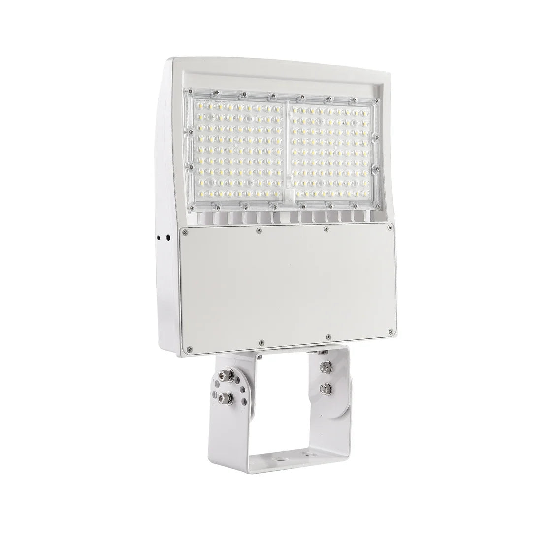 150W LED Shoebox Light White Housing AC 277-480V CCT 5000K | SBC8B-150W-480V-50K-W