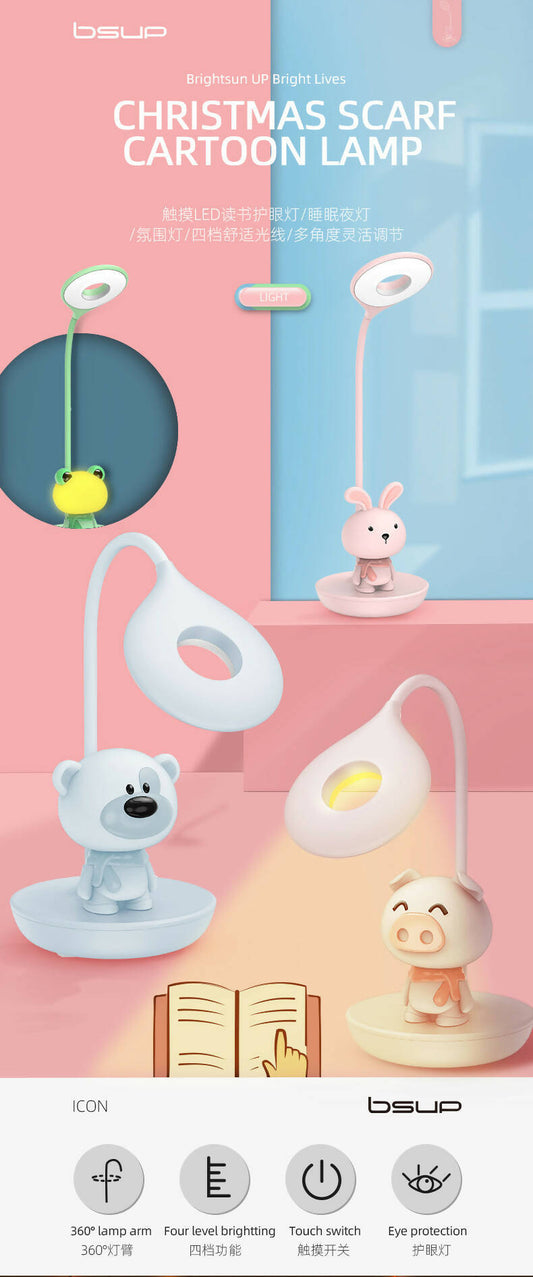 Lumi Pals Kid's desk lamp/ night light standing Animal - primeledlight