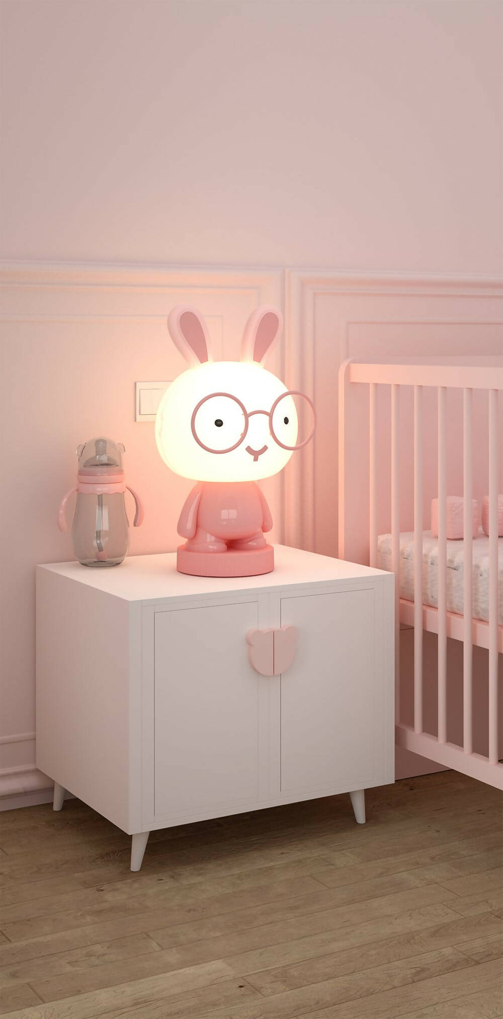 Lumi Pals Kid's Table lamp/ night light Pedestal Style Animal - primeledlight