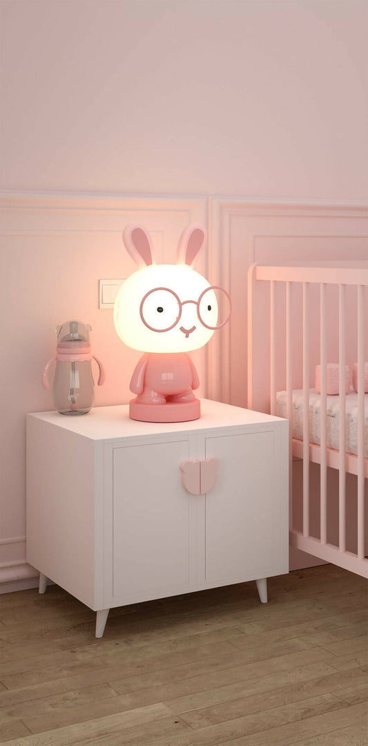Lumi Pals Kid's Table lamp/ night light Pedestal Style Animal - primeledlight